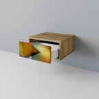 PIERCING SHARPNESS Nachttisch in Eiche-Optik