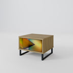 PIERCING SHARPNESS Nachttisch in Eiche-Optik