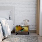 PIERCING SHARPNESS Nachttisch in Eiche-Optik