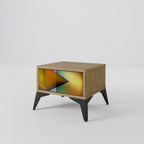 PIERCING SHARPNESS Nachttisch in Eiche-Optik