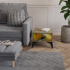 PIERCING SHARPNESS Nachttisch in Eiche-Optik