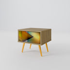 PIERCING SHARPNESS Nachttisch in Eiche-Optik