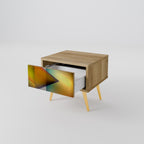 PIERCING SHARPNESS Nachttisch in Eiche-Optik
