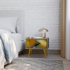 PIERCING SHARPNESS Nachttisch in Eiche-Optik