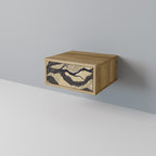 UNIFIED FRAGMENTS Nightstand in Oak Effect