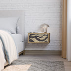 UNIFIED FRAGMENTS Nightstand in Oak Effect