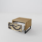 UNIFIED FRAGMENTS Nightstand in Oak Effect