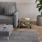 UNIFIED FRAGMENTS Nightstand in Oak Effect