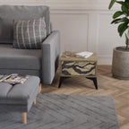 UNIFIED FRAGMENTS Nightstand in Oak Effect