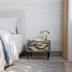 UNIFIED FRAGMENTS Nightstand in Oak Effect