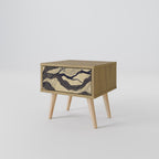 UNIFIED FRAGMENTS Nightstand in Oak Effect