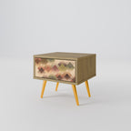 GEOMETRIC FUSION Nachttisch in Eiche-Optik