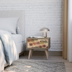 GEOMETRIC FUSION Nachttisch in Eiche-Optik