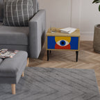 GEOMETRIC EYES Nachttisch in Eiche-Optik