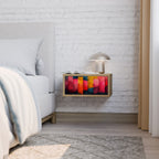 COLORFUL SOUNDS Nightstand in Oak Effect