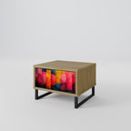COLORFUL SOUNDS Nightstand in Oak Effect