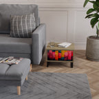 COLORFUL SOUNDS Nightstand in Oak Effect