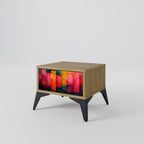 COLORFUL SOUNDS Nightstand in Oak Effect