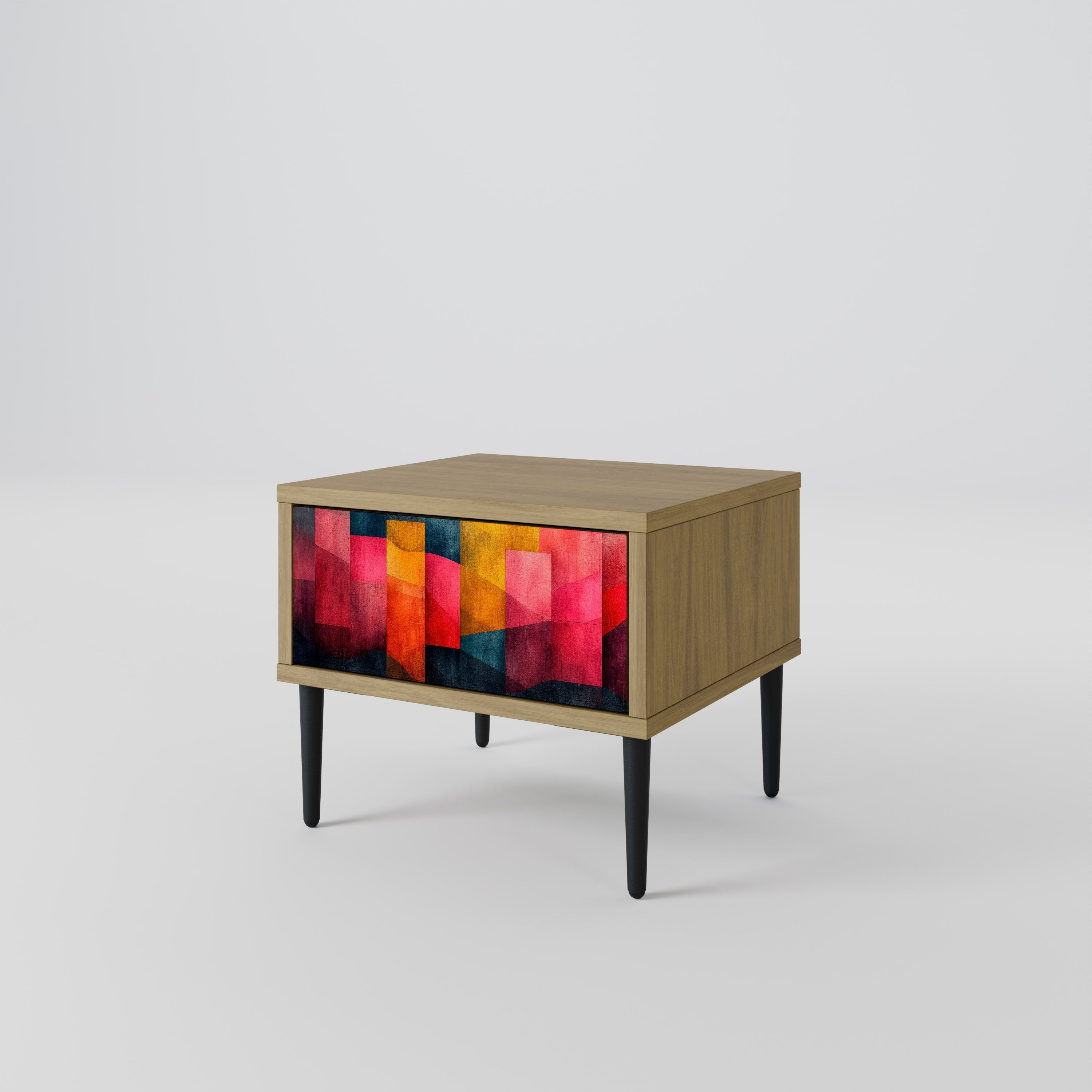 COLORFUL SOUNDS Nachttisch in Eichenoptik