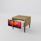 COLORFUL SOUNDS Nightstand in Oak Effect