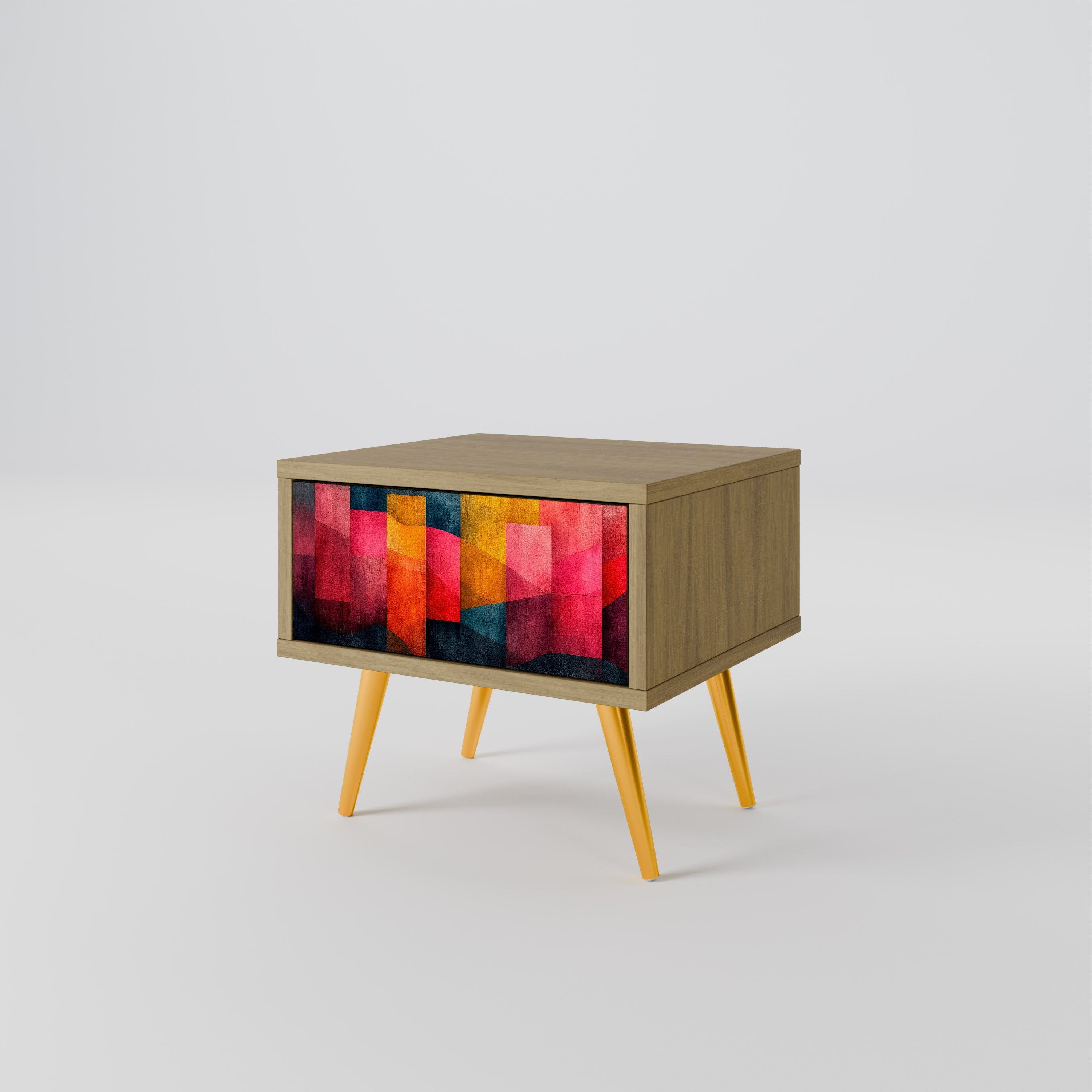 COLORFUL SOUNDS Nachttisch in Eichenoptik