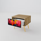 COLORFUL SOUNDS Nightstand in Oak Effect