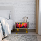 COLORFUL SOUNDS Nightstand in Oak Effect