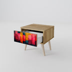 COLORFUL SOUNDS Nightstand in Oak Effect