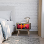 COLORFUL SOUNDS Nightstand in Oak Effect