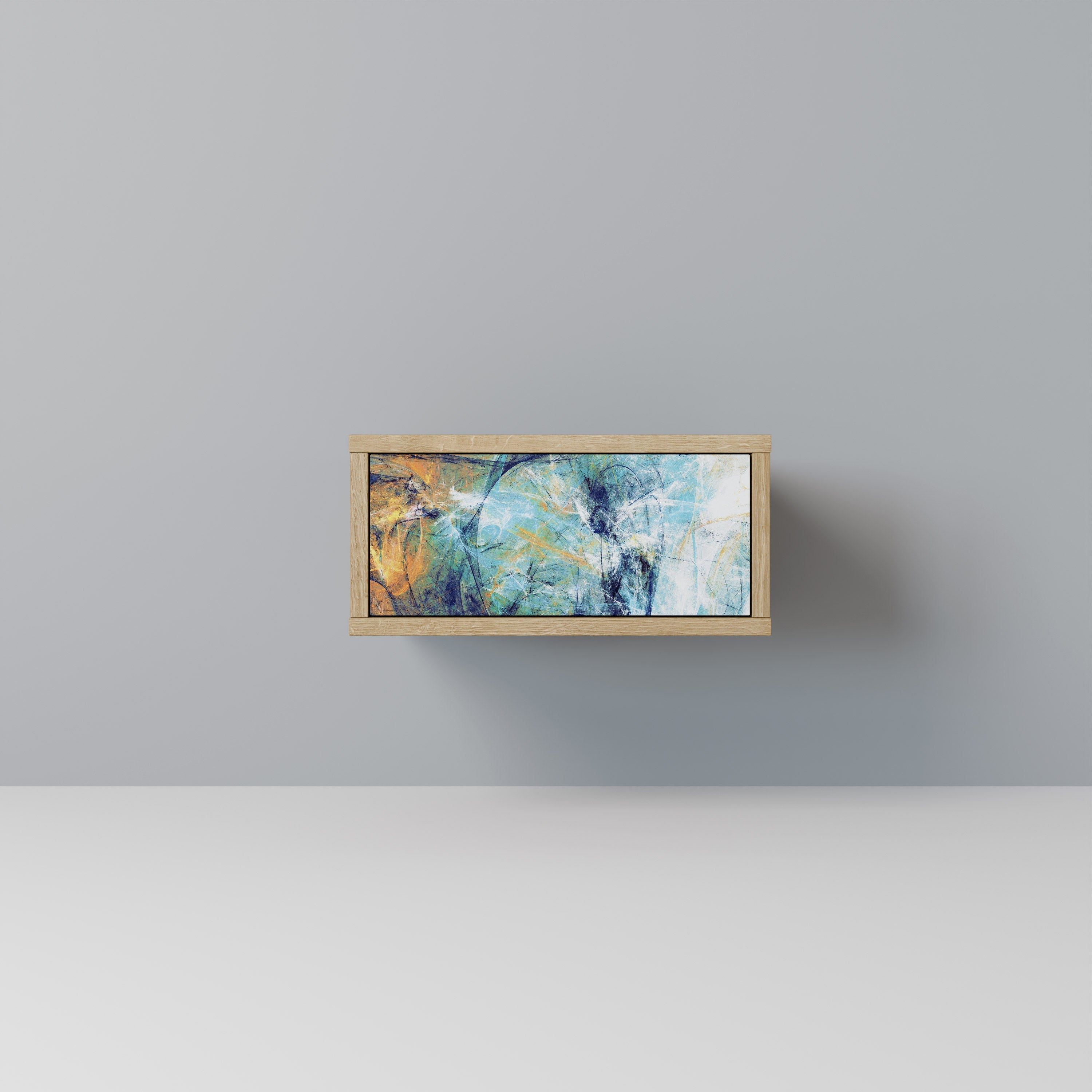 ABSTRACT THOUGHTS Nachttisch in Eichenoptik