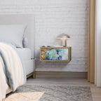 ABSTRACT THOUGHTS Nachttisch in Eiche-Optik