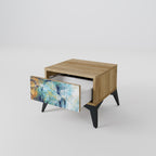 ABSTRACT THOUGHTS Nachttisch in Eiche-Optik