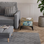 ABSTRACT THOUGHTS Nachttisch in Eiche-Optik