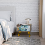 ABSTRACT THOUGHTS Nachttisch in Eiche-Optik