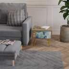 ABSTRACT THOUGHTS Nachttisch in Eiche-Optik