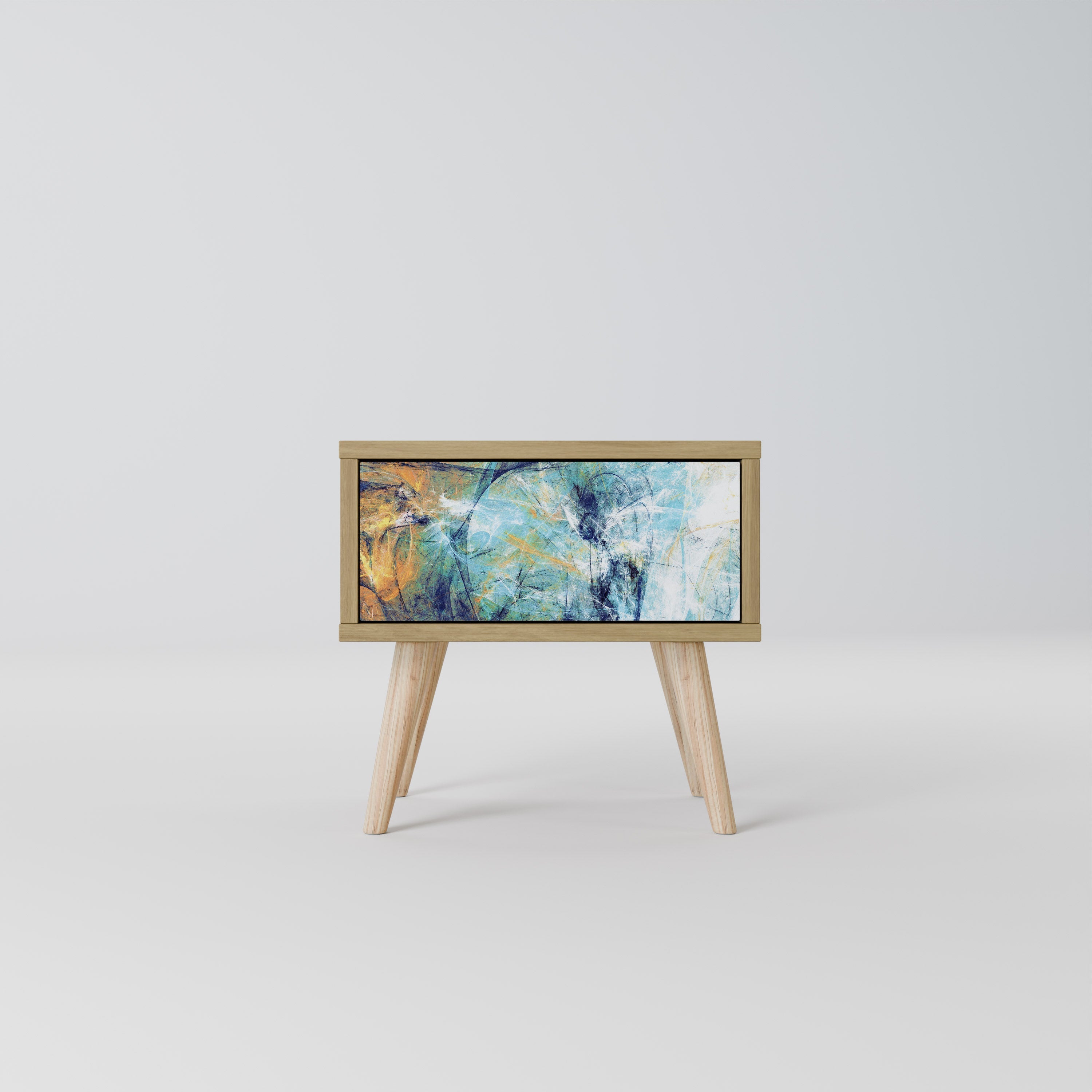 ABSTRACT THOUGHTS Nachttisch in Eichenoptik