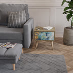 ABSTRACT THOUGHTS Nachttisch in Eiche-Optik