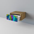 COLD SHOWCASE Nachttisch in Eiche-Optik