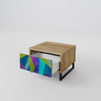 COLD SHOWCASE Nachttisch in Eiche-Optik