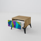 COLD SHOWCASE Nachttisch in Eiche-Optik