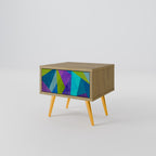 COLD SHOWCASE Nachttisch in Eiche-Optik