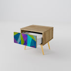 COLD SHOWCASE Nachttisch in Eiche-Optik