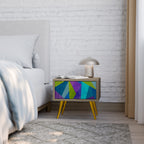 COLD SHOWCASE Nachttisch in Eiche-Optik