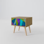 COLD SHOWCASE Nachttisch in Eiche-Optik