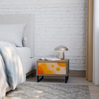 ORANGE ARRANGEMENT Nachttisch in Eiche-Optik