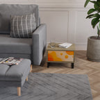 ORANGE ARRANGEMENT Nachttisch in Eiche-Optik