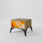 ORANGE ARRANGEMENT Nachttisch in Eiche-Optik