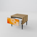ORANGE ARRANGEMENT Nachttisch in Eiche-Optik