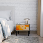 ORANGE ARRANGEMENT Nachttisch in Eiche-Optik