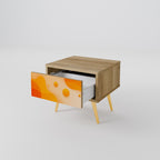 ORANGE ARRANGEMENT Nachttisch in Eiche-Optik